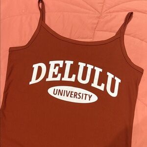 Delulu University Tank